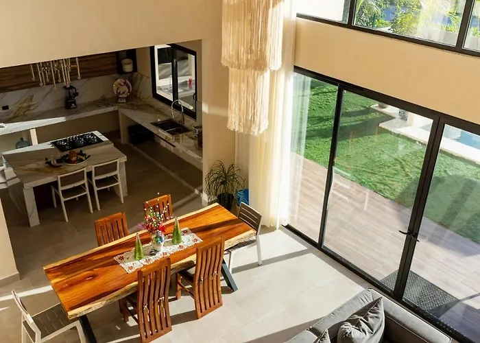 Family House W Private Pool Rooftop & Beachclub Casa de férias Xpu Ha