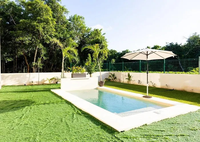 Casa de férias Family House W Private Pool Rooftop & Beachclub Xpu Ha