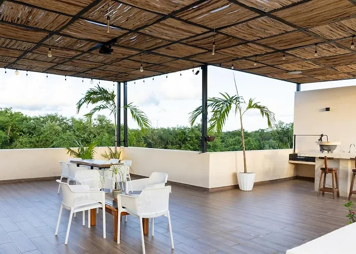 Family House W Private Pool Rooftop & Beachclub Xpu Ha