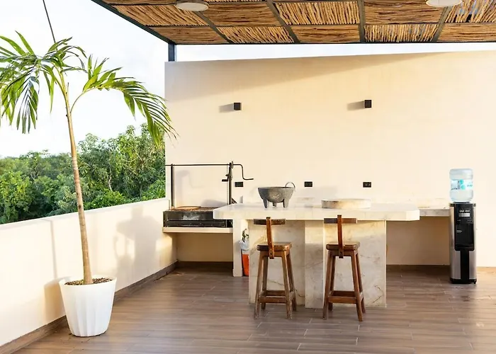 Family House W Private Pool Rooftop & Beachclub Casa de férias Xpu Ha