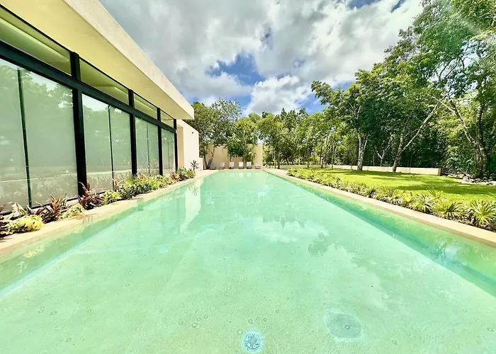 Family House W Private Pool Rooftop & Beachclub * Xpu Ha
