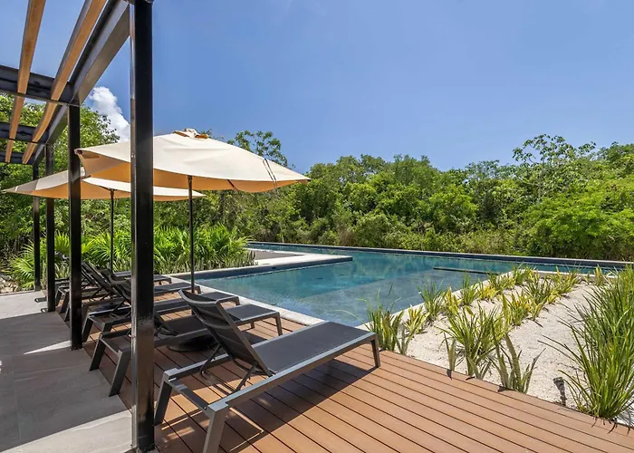 Family House W Private Pool Rooftop & Beachclub Xpu Ha